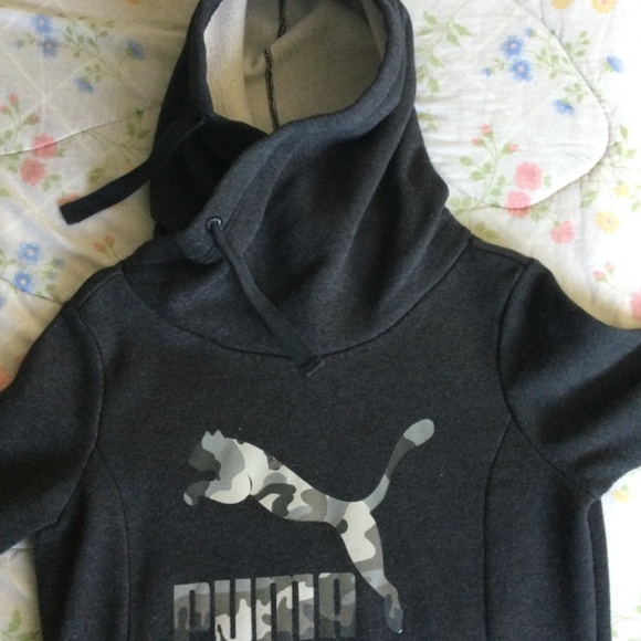 RARELY PUMA VINTAGE Women’s Hoodie Sweater - Picture 12 of 13